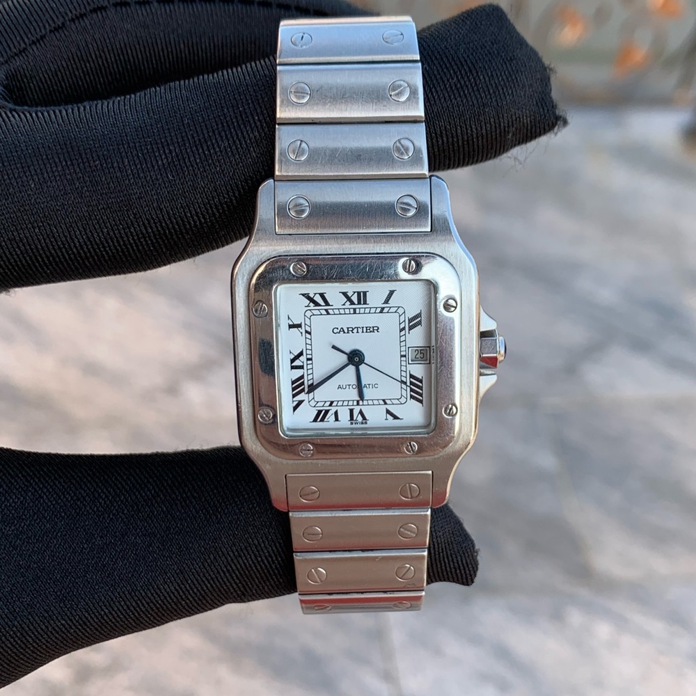 COPY - Cartier Santos Automatic 29MM Stainless Steel Watch-2319